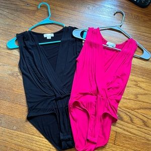 Ten Sixty Sherman bodysuits. Both are a size S.